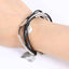 Women’s Multilayer Strand Bracelet With Silver Leaves Strand Bracelets ZOSHI Official Store SL749A