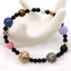 Women’s Natural Stone 9 Planet Strand Bracelet Strand Bracelets Linisorn Jewel Store
