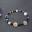Women’s Natural Stone 9 Planet Strand Bracelet Strand Bracelets Linisorn Jewel Store