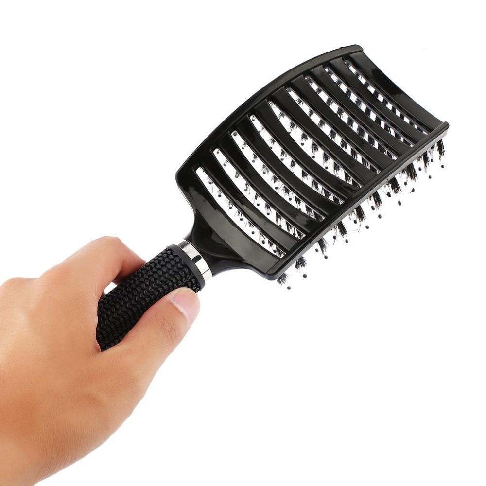 Women's Scalp Massage Bristle Nylon Hair Brush Combs TP Makeup Store