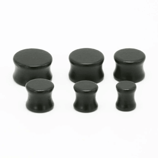 Wooden Ear Plugs Body Jewelry Body Jewelry Alisouy Official Store Black 8mm