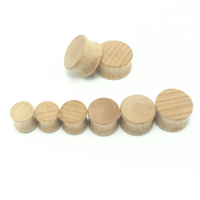 Wooden Ear Plugs Body Jewelry Body Jewelry Alisouy Official Store Natural Wood 8mm