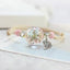 Woven Dried Lucky Flower Glass Beads Bracelet Strand Bracelets LKO Official Store big Pink