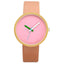Yuhao Alloy Leather Quartz Watch Women's Watches 77 Queens Store Gold 1