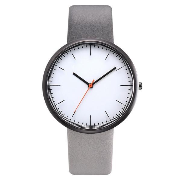 Yuhao Alloy Leather Quartz Watch Women's Watches 77 Queens Store Grey 2