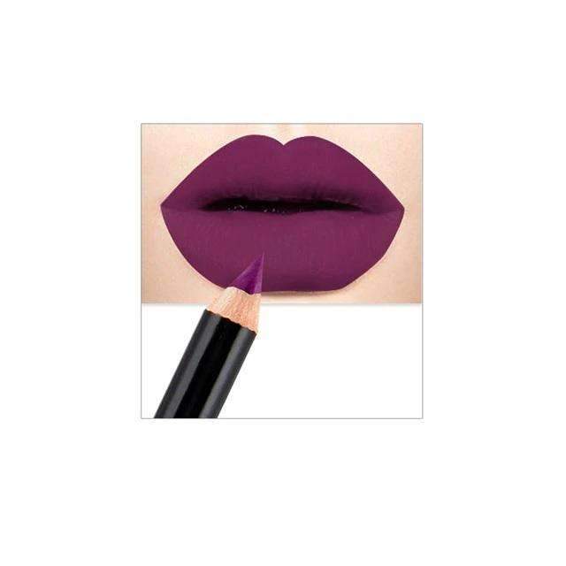 12 Colors Professional Waterproof Matte Lip Liner Lip Liner OAiMei Store 12 