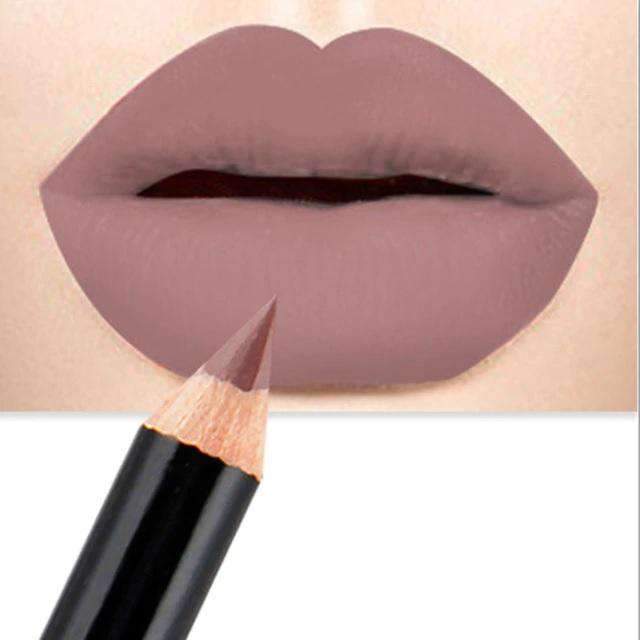 12 Colors Professional Waterproof Matte Lip Liner Lip Liner OAiMei Store 9 