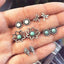 12 Pieces Single Color Simulated Pearl Stud Earrings For Women Stud Earrings KISSWIFE Official Store E660 