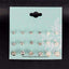 12 Pieces Single Color Simulated Pearl Stud Earrings For Women Stud Earrings KISSWIFE Official Store Silver11 