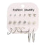 12 Pieces Single Color Simulated Pearl Stud Earrings For Women Stud Earrings KISSWIFE Official Store Silver15 