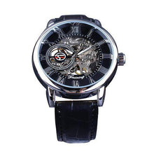 3D Logo Design Hollow Engraving Skeleton Men’s Mechanical Watch Mechanical Watches GMT