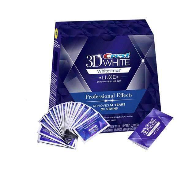 3D Luxe Professional Teeth Whitener Strips Oral Hygiene Product Teeth Whitening Brands Shaving Store 20 pouches in box 