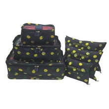 6 PCs Set High Quality Oxford Cloth Luggage & Travel Bag Travel Accessories Looking for the ownerof bag. Store lemon 