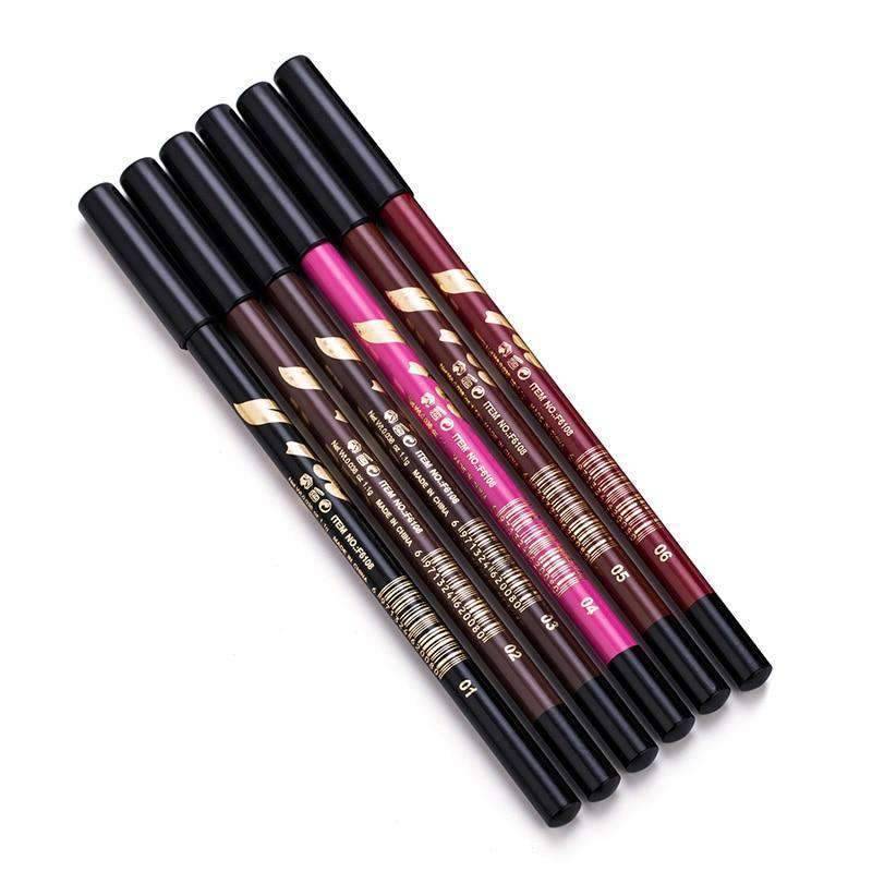 6/12pcs Lipliner Pencils Colorful Eyeshadow and Eyeliner Eye Shadow & Liner Combination Wondery Store 