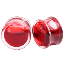Acrylic Earring Jewelry with Red Liquid Blood Design Body Jewelry SWANJO Jewelry Store