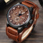 Army Leather Sports Wrist Watch Quartz Watches VANA Trade 