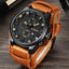 Army Leather Sports Wrist Watch Quartz Watches VANA Trade 