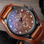 Army Leather Sports Wrist Watch Quartz Watches VANA Trade 