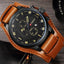 Army Leather Sports Wrist Watch Quartz Watches VANA Trade 