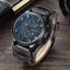 Army Leather Sports Wrist Watch Quartz Watches VANA Trade Black Grey 