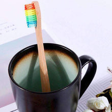 Bamboo Handle Soft Bristle Toothbrush Oral Hygiene Product Toothbrushes OSHIONER Makeup Store 