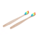 Bamboo Handle Soft Bristle Toothbrush Oral Hygiene Product Toothbrushes OSHIONER Makeup Store colorful 