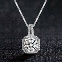 Big CZ Crystal Stone Necklace Chain Necklaces PATICO Official Store