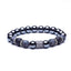 Black Hematite Bead Strand Bracelet For Men With Crown Strand Bracelets HelloLeo B020237 