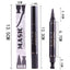 Black Stamp Waterproof Double-ended Eyeshadow and Eyeliner Eye Shadow & Liner Combination SD Store 