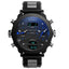 BOAMIGO 3 time zone military sports watches Sports Watches BOAMIGO Official Store blue 