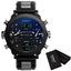 BOAMIGO 3 time zone military sports watches Sports Watches BOAMIGO Official Store blue with box 