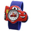 Cartoon Car Silicone Tape Patted Quartz Children’s Watch Children's Watches Li You 's Store Blue 