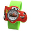 Cartoon Car Silicone Tape Patted Quartz Children’s Watch Children's Watches Li You 's Store Green 