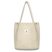 Casual Folding Reusable Cotton Shoulder Bag for Women Shoulder Bags Mary's Purse Store Beige