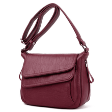Casual Luxury Leather Summer Shoulder Bag for Women Shoulder Bags VANDERWAH 2017 Store RED
