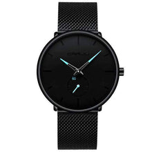 Casual Slim Mesh Steel Water Resistant Men's Quartz Watch Quartz Watches CRRJU Official Store 