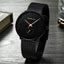 Casual Slim Mesh Steel Water Resistant Men's Quartz Watch Quartz Watches CRRJU Official Store 