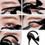 Cat Model 2 Pairs Stencil Eyeshadow and Eyeliner Template Eye Shadow & Liner Combination Duoduo Makeup Tool Store 