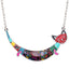 Chain Necklace with Cat Smile Design Pendant Necklaces Bonsny Official Store Multicolor 