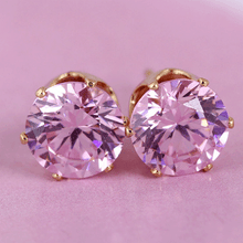 Colorful Zirconia Crystal Stud Earrings For Women Stud Earrings wproduby Official Store 