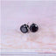Colorful Zirconia Crystal Stud Earrings For Women Stud Earrings wproduby Official Store Silver black 