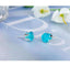 Colorful Zirconia Crystal Stud Earrings For Women Stud Earrings wproduby Official Store silver Lake blue 