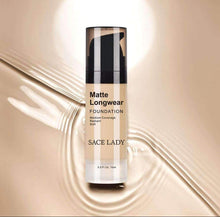 Concealer Waterproof Liquid Matte Face Foundation Cream Face Foundation SACE LADY Official Store 01 Light
