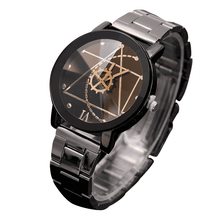 Couple Fashion Stainless Steel Shock Resistant Lover Watch Lover's Watches True Colors Store 