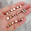 Crystal Beads Stud Earrings Set Stud Earrings 17Mile Store EJME34151 