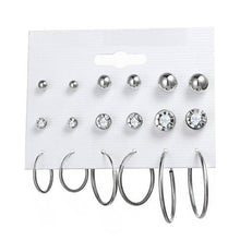 Crystal Beads Stud Earrings Set Stud Earrings 17Mile Store FME322
