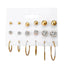 Crystal Beads Stud Earrings Set Stud Earrings 17Mile Store FME32251 