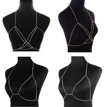 Crystal Bra Body Necklace Chain Necklaces Stone Fans Manufacturer Store