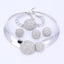 Crystal Pendant Party Jewelry Sets Bridal Jewelry Sets Carol Jewelry Silver 