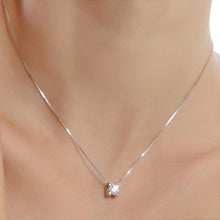 Crystal Square Stone Necklace Pendant Necklaces Sexy and Charming 